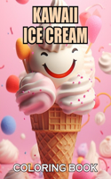 Kawaii Ice Cream Coloring Book