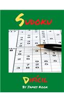 Sudoku difícil -: Por James Kook - 200 rejillas de Sudoku con soluciones. Libro de rompecabezas Sudoku Nivel difícil con solución.