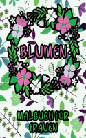 Blumen Malbuch für Frauen