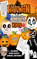 Halloween Activity Book for Kids Ages 4-8