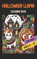 Halloween Llama: Coloring Book(Colorful Creations for Kids)