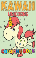 Kawaii Unicorns Coloring Book
