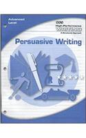 High-Performance Writing Advanced Level, Persuasive Writing: (DODDS WRITING PROGRAM)