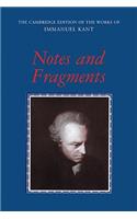 Notes and Fragments: (The Cambridge Edition of the Works of Immanuel Kant)