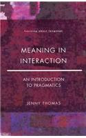 Meaning in Interaction