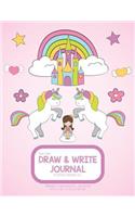 Unicorn Draw And Write Journal For Kids Grades K-2