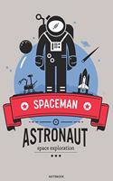 Sapceman Astronaut Space Exploration Notebook