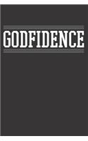 Christian God Confidence Inspirational Notebook Journal: Christian God Confidence Inspirational Notebook Journal Gift College Ruled Journal 6 x 9 120 Pages