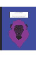 Composition: 100 pages college ruled 7.5 x 9.25 in
