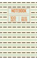 Notebook 100 Sheets College Ruled