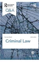 Q&A Criminal Law 2013-2014