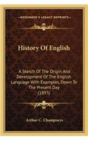 History Of English