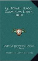 Q. Horatii Flacci Carminum, Libri 4 (1883)