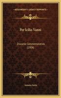 Per Icilio Vanni