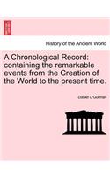 Chronological Record