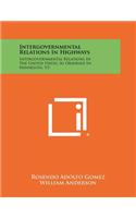 Intergovernmental Relations In Highways
