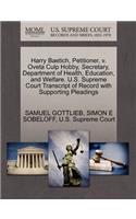 Harry Baetich, Petitioner, V. Oveta Culp Hobby, Secretary, Department of Health, Education, and Welfare. U.S. Supreme Court Transcript of Record with Supporting Pleadings