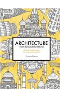 Architecture from Around the World: A Might Could Studios Coloring Book for Adults