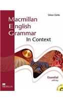 Macmillan English Grammar In Context Essential Pack with Key