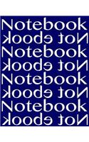 Notebook Not Ebook Unruled Notebook with 120 pages: Unruled notebook with 120 blank pages. Perfect bound, ideal for composition notebook or journal.