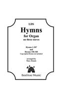 LDS Hymns for Organ on Three Staves
