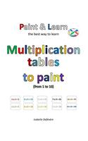 Multiplication tables to paint (from 1 to 10)