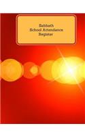 Sabbath School Attendance Register