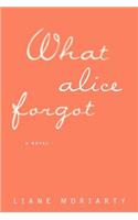 What Alice Forgot