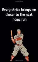 Every strike brings me closer to the next home run