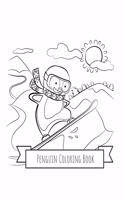 Penguins Coloring Book: Gifts for Kids 4-8, Girls or Adult Relaxation - Stress Relief Flamingo lover Birthday Coloring Book Made in USA