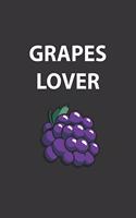 Grapes Lover Notebook: Lined Journal, 120 Pages, 6 x 9, Affordable Gift Journal Matte Finish