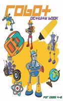Robot Activity Book For Ages 4-8