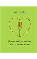 Meal Planner: Pages for Tracking and Planning your Meals, Grocery Shopping List, Food Planner Prep Book - Large 8.5 x 11 Inch - 102 Pages