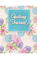 Quilting Journal: Quilt Journal Planner, Quilt Pattern Books, Quilting Daily, Hydrangea Flower Cover