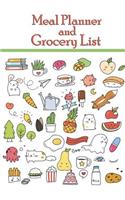 meal planner and grocery list: Meal planner and grocery list: size 7x10 inch 120 pages weekly meal planner, Week Menu Planner with Grocery List, Organizer, Booklet, Meal Planning 