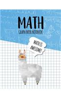 Math Graph Paper Notebook