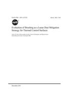 Evaluation of Brushing as a Lunar Dust Mitigation Strategy for Thermal Control Surfaces