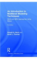 Introduction to Multilevel Modeling Techniques