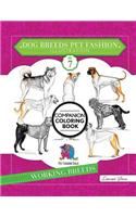 Dog Breeds Pet Fashion Illustration Encyclopedia Coloring Companion Book