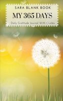 My 365 Days Daily Gratitude Journal With Quotes