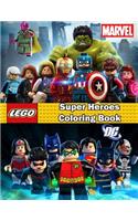 Super Heroes Coloring Book: Lego Marvel and DC, This Amazing Coloring Book Will Make Your Kids Happier and Give Them Joy (Ages 4-9)