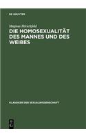 Die Homosexualitat Des Mannes Und Des Weibes