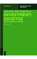 Investmentrecht Luxemburg