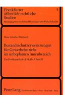 Bestandsschutzerweiterungen Fuer Gewerbebetriebe Im Unbeplanten Innenbereich