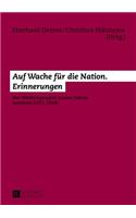 Auf Wache Fuer Die Nation. Erinnerungen