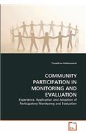 Community Participation in Monitoring and Evaluation