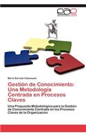 Gestión de Conocimiento: Una Metodología Centrada en Procesos Claves(Spanish)