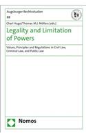 Legality and Limitation of Powers