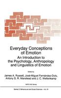 Everyday Conceptions of Emotion