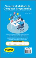 DECODE Numerical Methods and Computer Programming for SPPU 19 Course (SE - II - Electrical - 203148)